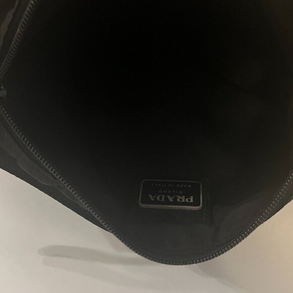 PRADA Black Tessuto Nylon Crossbody Messenger Bag - Picture 7 of 13